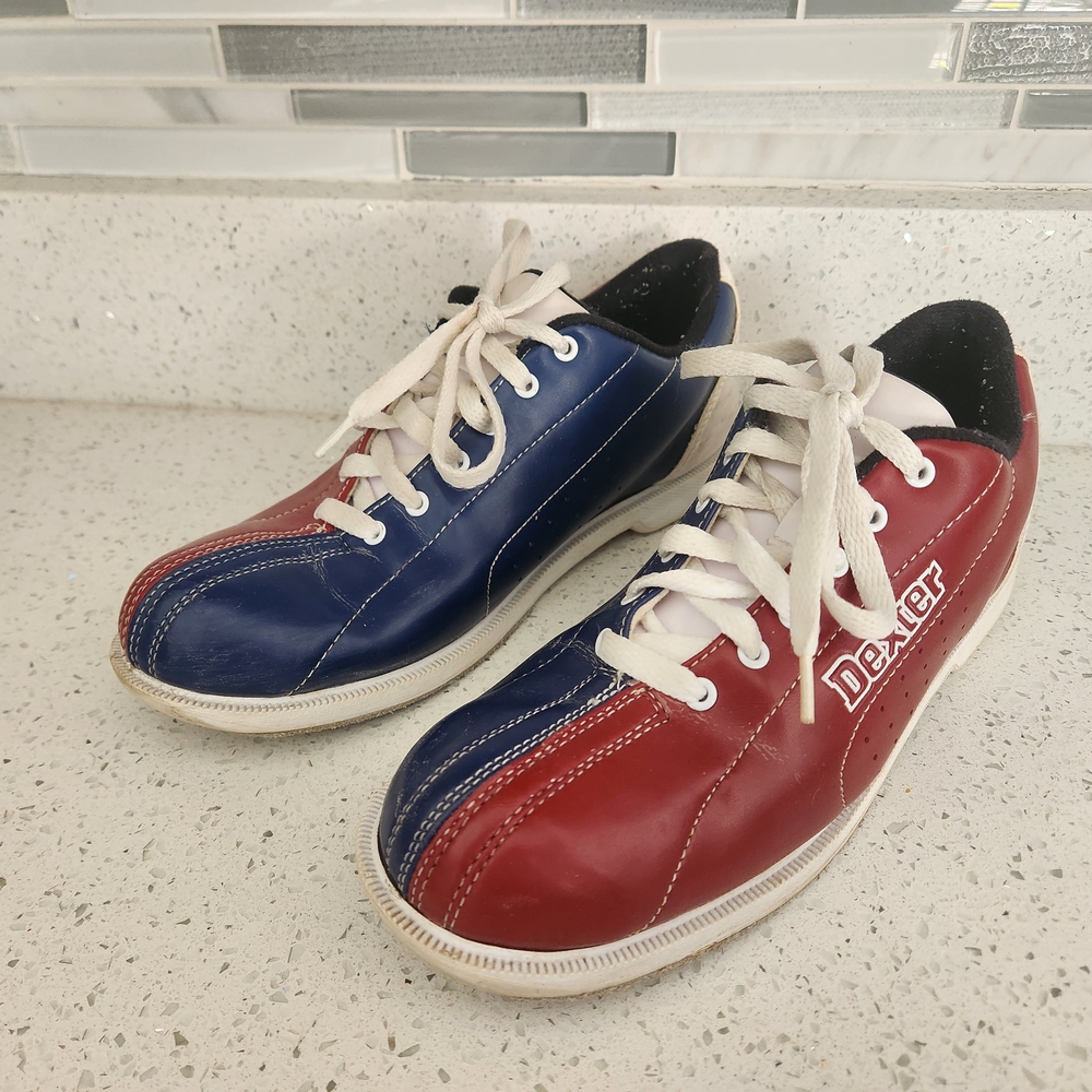 Dexter Men's Red and Blue Bowling Shoes